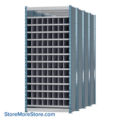 Pigeon Hole Shelving, 72" D, 12 Levels