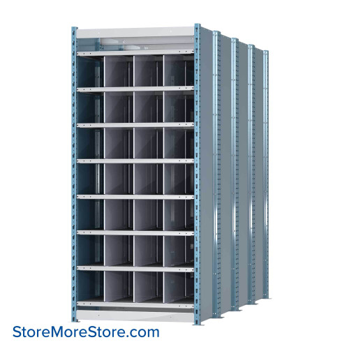 Pigeon Hole Shelving 36''W x 96''D x 87''H - HDB28-96PB