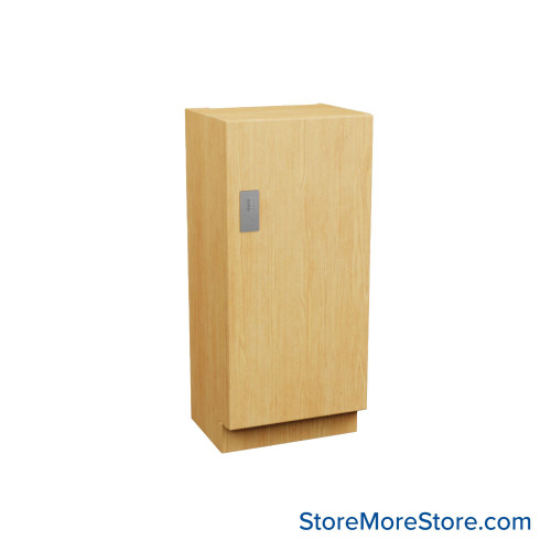 Plastic Laminate Lockers, 15" W x 18" D x 44" H, 18" Column Width, 1 Tier, Padlock Hasp