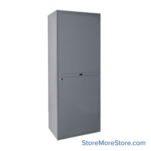Laundry Lockers, 32.56'' W x 21'' D x 84'' H, 1-Tier/1 Compartment Uniform Hanging