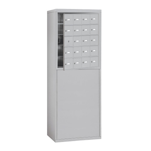 Cellphone Storage Lockers, 30.5" W x 9.25" D x 66.5" H, Yes Cabinet Included, Recessed, 20 Compartments