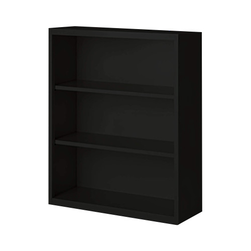 Steel Bookcases, 13" D x 42" H, 3 Levels, Without Casters