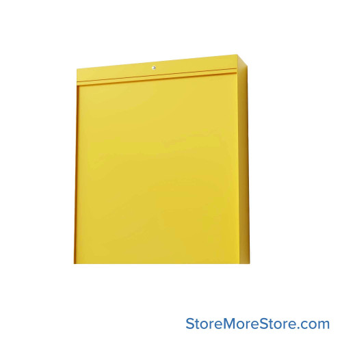 Wall Mounted Folding Cabinets, 26.5" W x 6" D x 22.5" H, Data Sheet, Key Lock