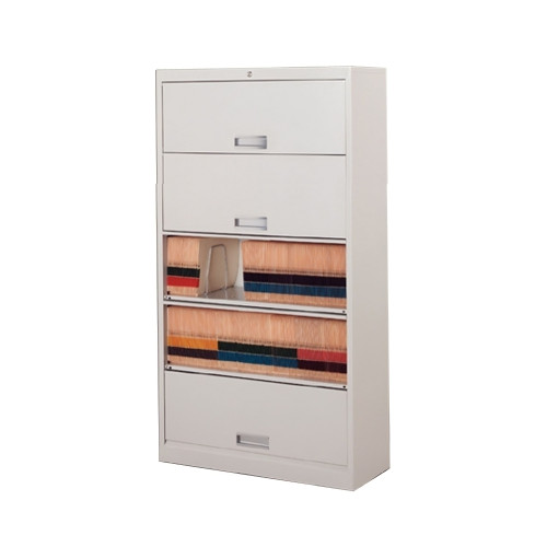 Flipper Door Cabinets, 63.5" High, 5 Tiers