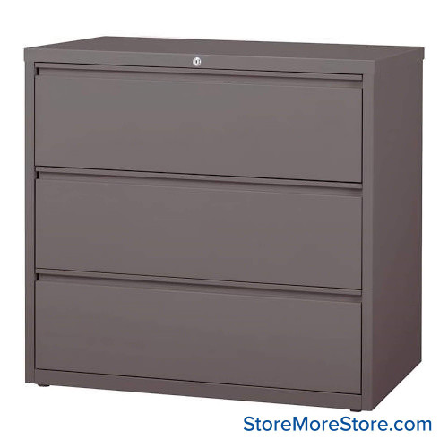 Lateral File Cabinet, 30" W x 40.25" H, 3 Drawers
