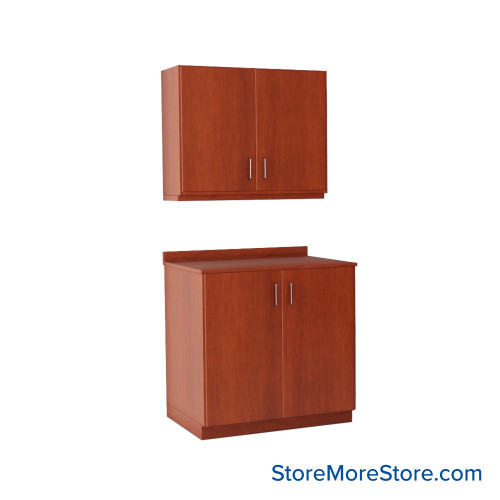 Workroom Cabinets, 36" W x 24" D x 36" H, Closed Wall Cabinets