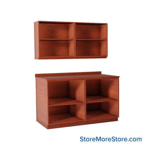 Workroom Cabinets, 60" W x 30" D x 36" H, Open Wall Cabinets