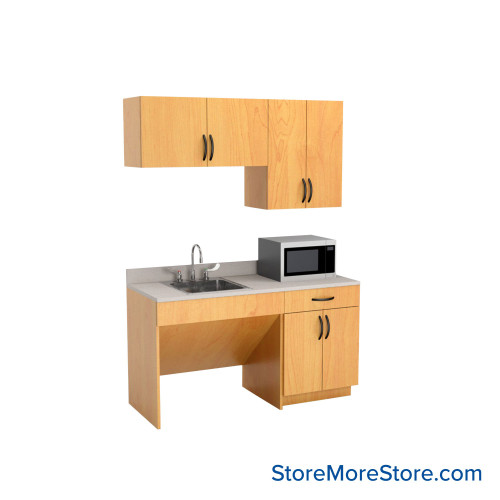 Breakroom Cabinets, 5" Wide - Option 2 Break Room Layout