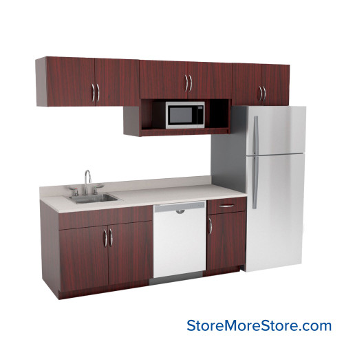 Breakroom Cabinets, 9" Wide - Option 7 Break Room Layout