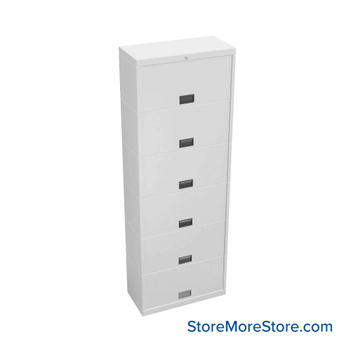 Flipper Door Cabinet, 30" W x 15" D x 88" H, 6 Levels, Gang Lock