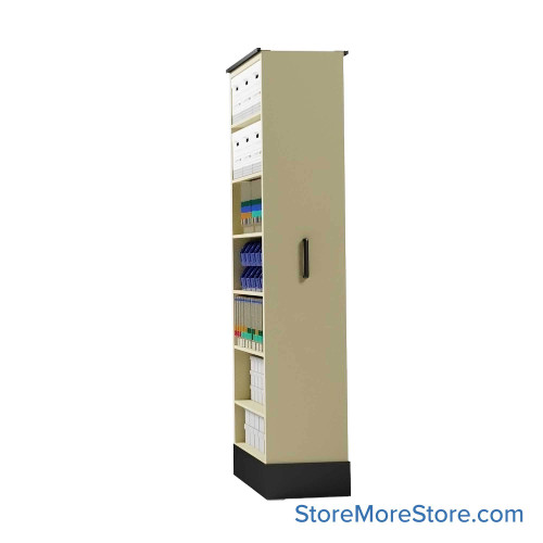 Retractable Shelving Systems, 16.5" W x 43" D x 91" H, 1 Pull-Out Unit, 36" Shelf Width, 15" Shelf Depth Retractable Shelving Systems, 16.5" W x 43" D x 91" H, 1 Pull-Out Unit, 36" Shelf Width, 15" Shelf Depth