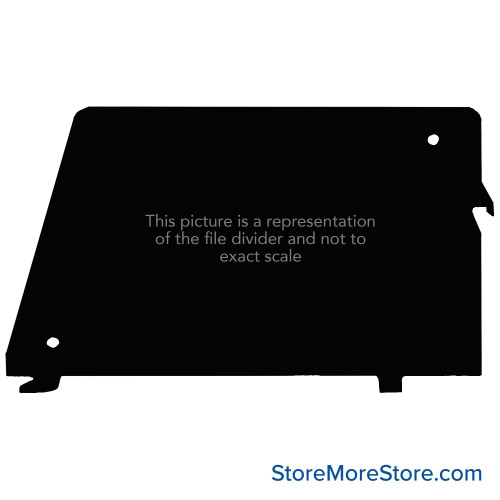 Type "S" Steel Shelf Dividers, 11" Deep