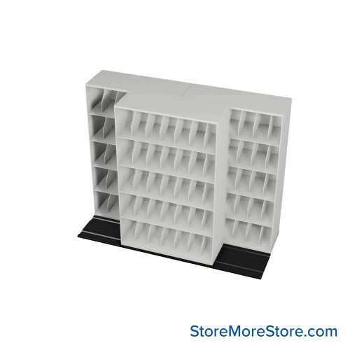 Mobile File Storage, 100" W x 40.5" D x 78.5" H, X-Ray Documents Mobile File Storage, 100" W x 40.5" D x 78.5" H, X-Ray Documents