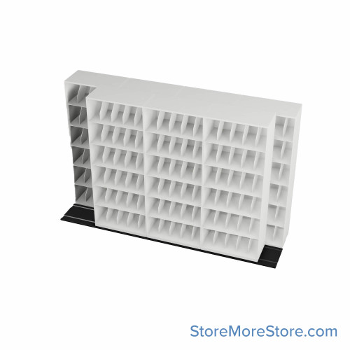 Mobile File Storage, 148" W x 40.5" D x 88.5" H, X-Ray Documents