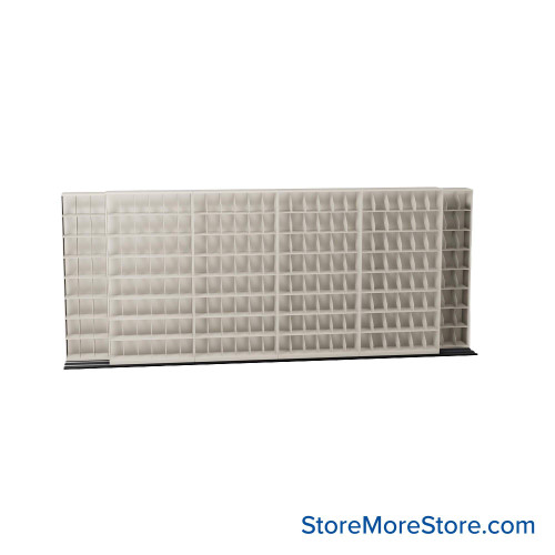 Mobile File Storage, 214" W x 28.5" D x 88.5" H, Letter Documents