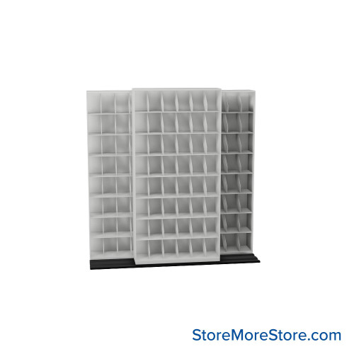 Mobile File Storage, 88" W x 28.5" D x 88.5" H, Letter Documents