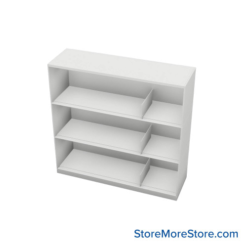 Binder Storage Shelves, 42" W x 41.25" H, 3 Levels Binder Storage Shelves, 42" W x 41.25" H, 3 Levels