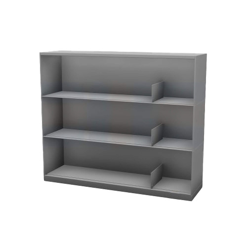 Binder Storage Shelves, 48" W x 41.25" H, 3 Levels