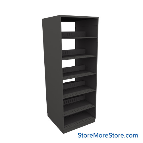 Letter-Size File Shelving, 24" W x 24" D x 64.25" H, Double-Sided Starter Unit