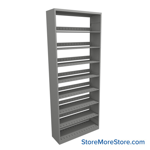 Letter-Size File Shelving, 36" W x 12" D x 88.25" H, Single-Sided Starter Unit