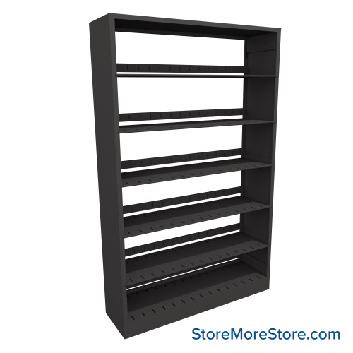 Letter-Size File Shelving, 42" W x 12" D x 64.25" H, Single-Sided Starter Unit