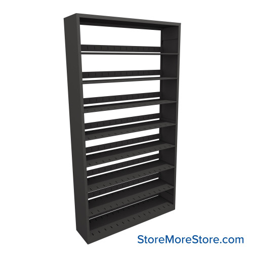 Letter-Size File Shelving, 48" W x 12" D x 88.25" H, Single-Sided Starter Unit