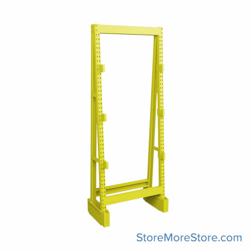 Wire Spool Rack, 48" W x 120" H, 3-Pair (Rods notcluded)