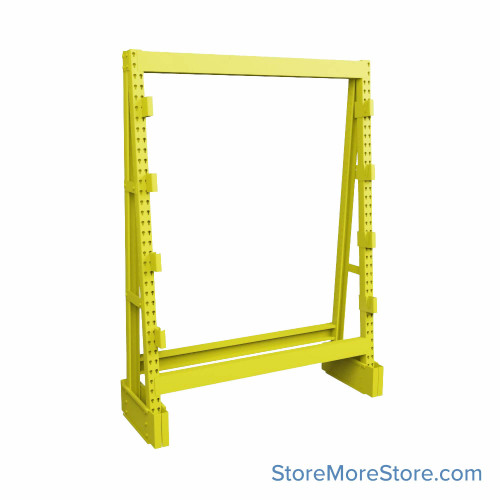 Wire Spool Rack, 72" W x 96" H, 4-Pair (Rods notcluded)