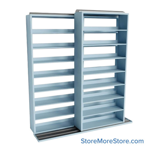 Legal Sliding File Shelves, 88" W x 32.5" D x 95.75" H