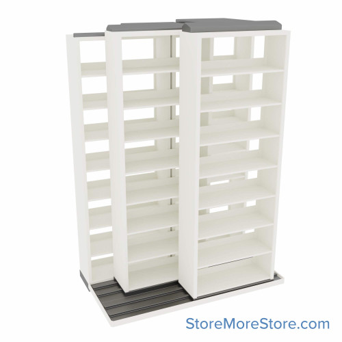 Sliding File Shelves, 76" W x 41" D x 95.75" H Sliding File Shelves, 76" W x 41" D x 95.75" H
