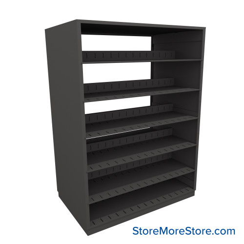 Legal File Shelving, 48" W x 30" D x 64.25" H, Double-Sided Starter Unit Legal File Shelving, 48" W x 30" D x 64.25" H, Double-Sided Starter Unit