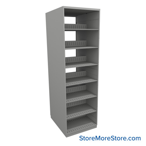 Legal File Shelving, 24" W x 30" D x 76.25" H, Double-Sided Starter Unit Legal File Shelving, 24" W x 30" D x 76.25" H, Double-Sided Starter Unit