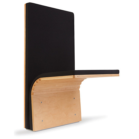 Black Floor Mounted Murphy Chair