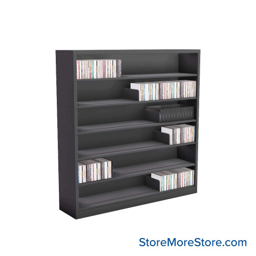 Media Shelving, 42" W x 43.5" H Media Shelving, 42" W x 43.5" H