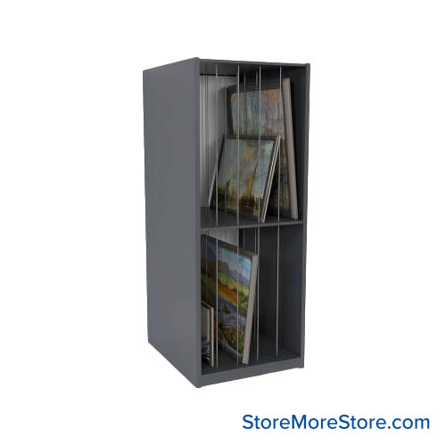 Artwork Storage Shelves, 30" W x 36" D x 76" H