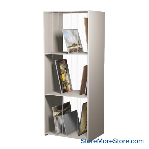 Artwork Storage Shelves, 48" W x 36" D x 121" H