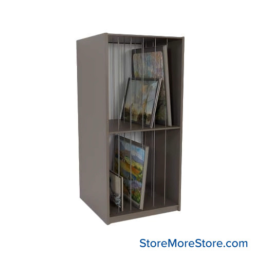 Artwork Storage Shelves, 36" W x 24" D x 76" H