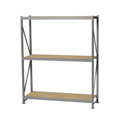Wide Span Storage Racks, 48" W x 24" D x 87" H, Steel, Without Foot Plates