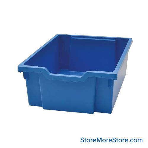 Colored Storage Trays, 16.75" W x 12.25" D x 6" H