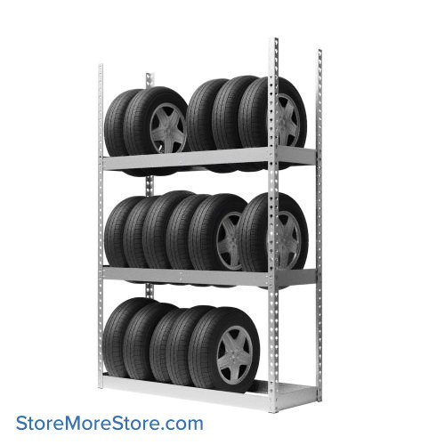 Tire Storage Rack, 60" W x 21" D x 84" H Tire Storage Rack, 60" W x 21" D x 84" H