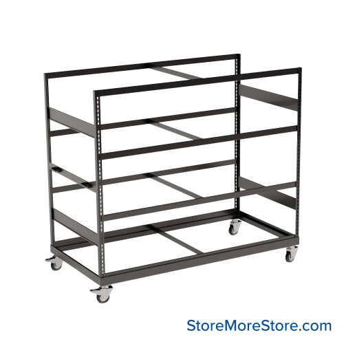 Heavy Duty Shelving on Wheels, 72" W x 36" D x 68.25" H