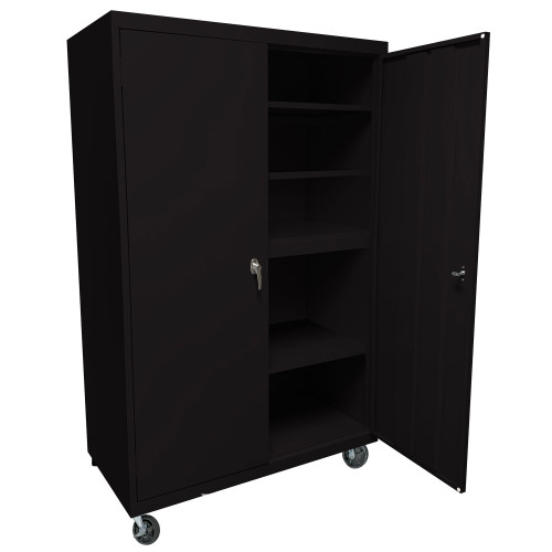 Heavy Duty Mobile Storage Cabinets, 36" W x 24" D x 78" H Heavy Duty Mobile Storage Cabinets, 36" W x 24" D x 78" H