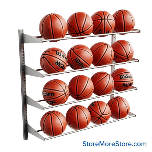 Basketball Storage Rack, 42" W x 42" H Basketball Storage Rack, 42" W x 42" H