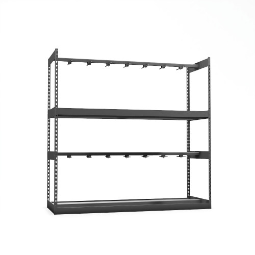 Golf Club Bag Storage, 84" W x 30" D x 82" H, 28 Standard or 24 Pro Bags Golf Club Bag Storage, 84" W x 30" D x 82" H, 28 Standard or 24 Pro Bags