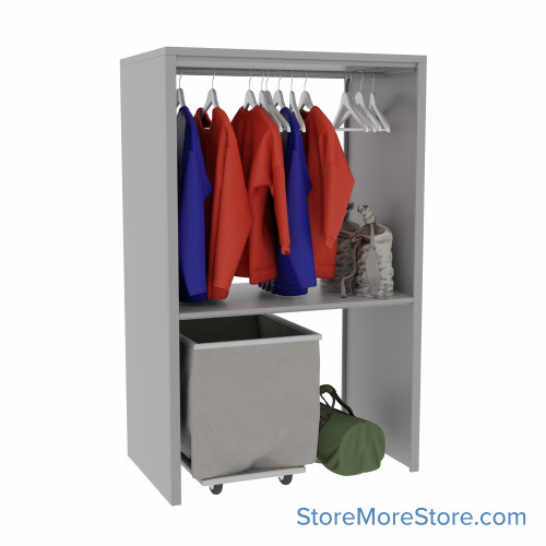 Athletic Shelving, 48" W x 30" D x 76" H