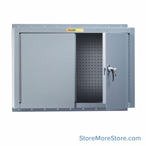 Heavy Duty Wall Cabinet, 36" W, Pegboard Panel Heavy Duty Wall Cabinet, 36" W, Pegboard Panel