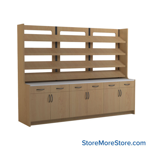 Pharmacy Cabinets, 108" W x 26" D, 9" Wide - Option 6