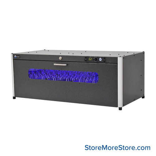 UV Sanitizing Cabinet, 36.3" W x 19" D x 14" H, Phone Shelf