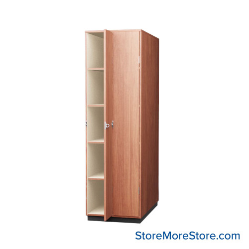 Instrument Storage Cabinets, 27" W, Ten 15"H Compartments, Laminate Doors Swinging Right
