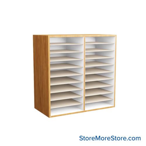 Folio Cabinet, 36" W x 36" H, Open Folio Storage, 2 Columns Folio Cabinet, 36" W x 36" H, Open Folio Storage, 2 Columns